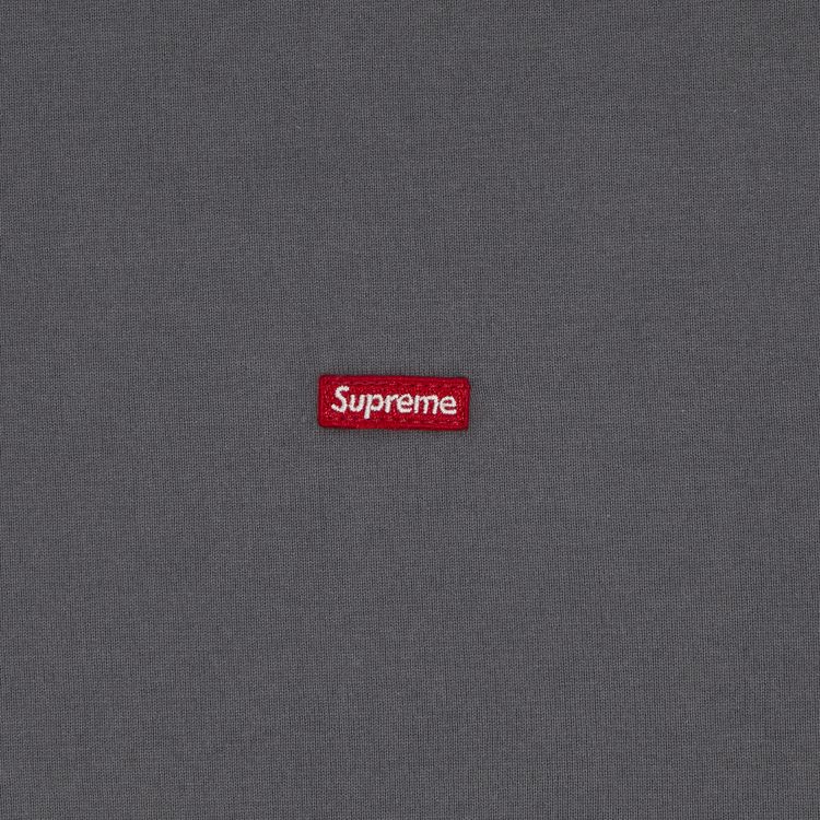 Supreme Small Box Long Sleeve Tee Charcoal