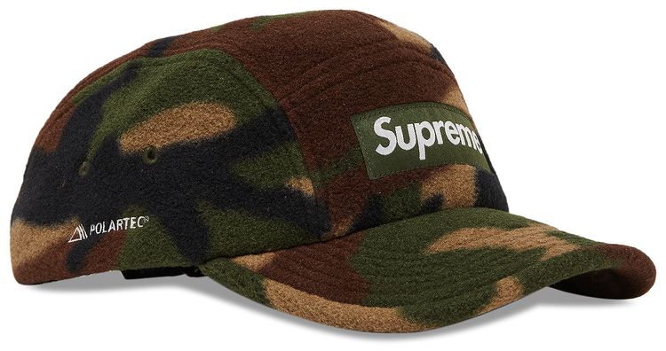 Supreme x Polartec Camp Cap Woodland Camo