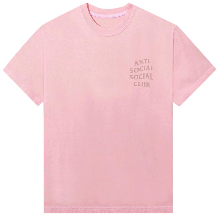 Anti Social Social Club Same But Different Tonal Tee Pink