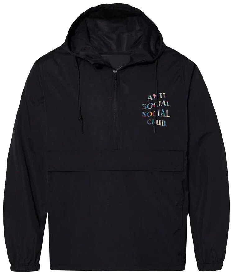 Anti Social Social Club Picking Up The Pieces Anorak Black