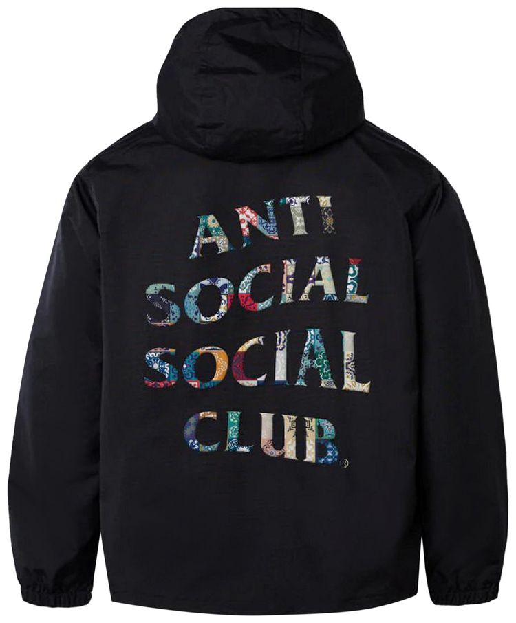 Anti Social Social Club Picking Up The Pieces Anorak Black