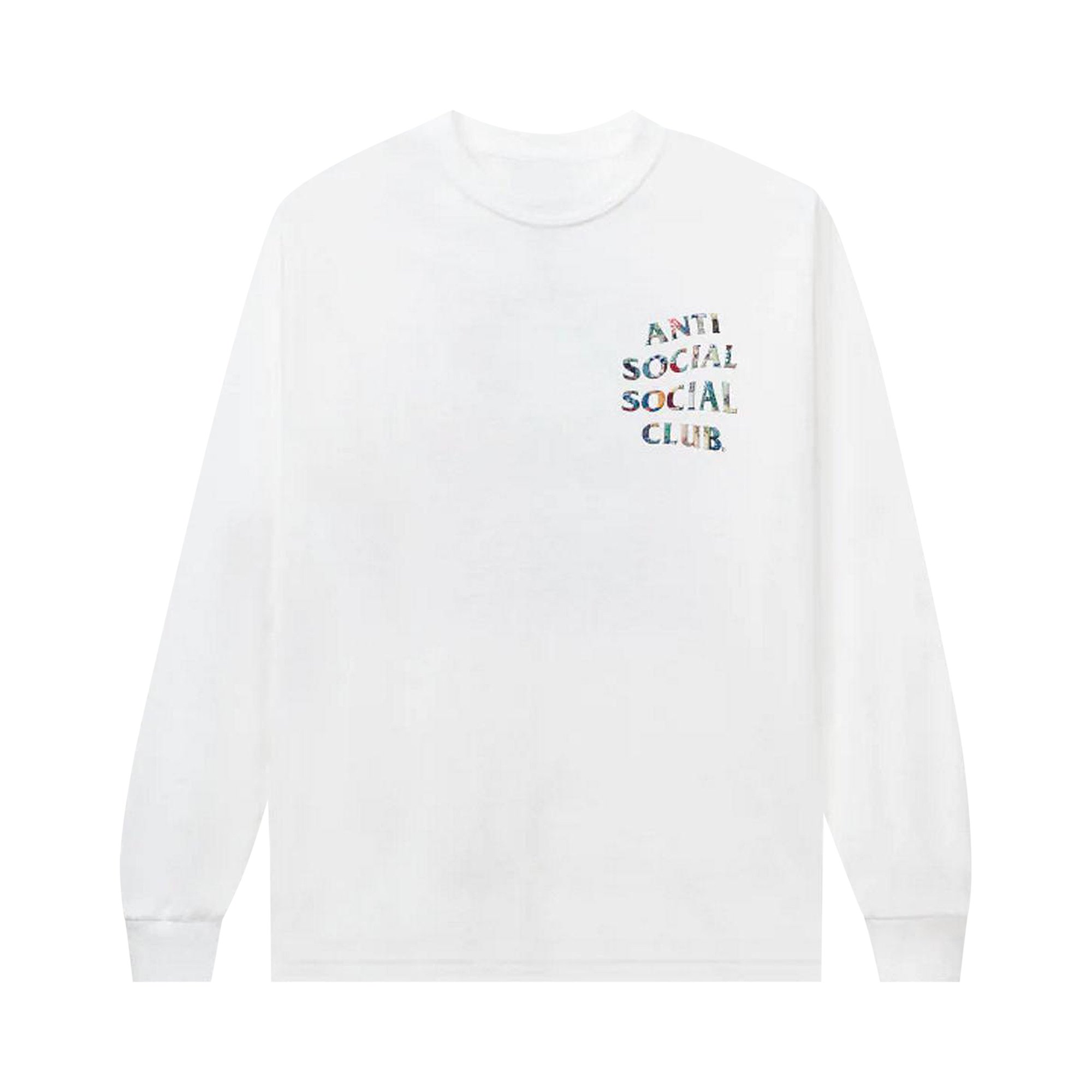 Anti Social Social Club Picking Up The Pieces Long-Sleeve Tee 'White'