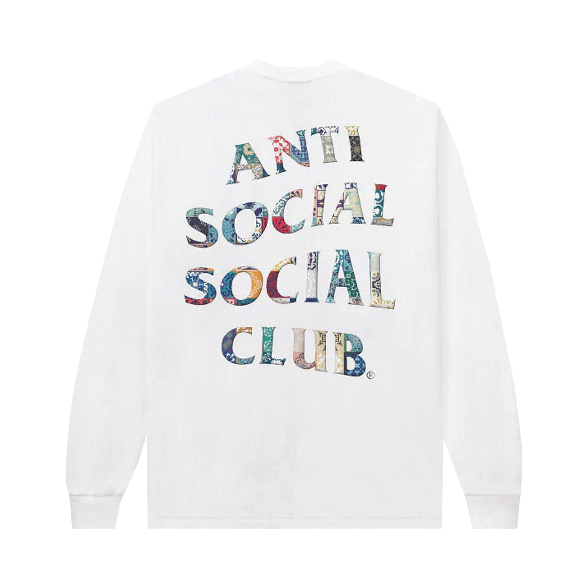 即納★ANTI SOCIAL SOCIAL CLUB ENOUGH OF YOU LONG SLEEVE TEE Anti Social Social Club Anthropomorphic Long Sleeve Tee