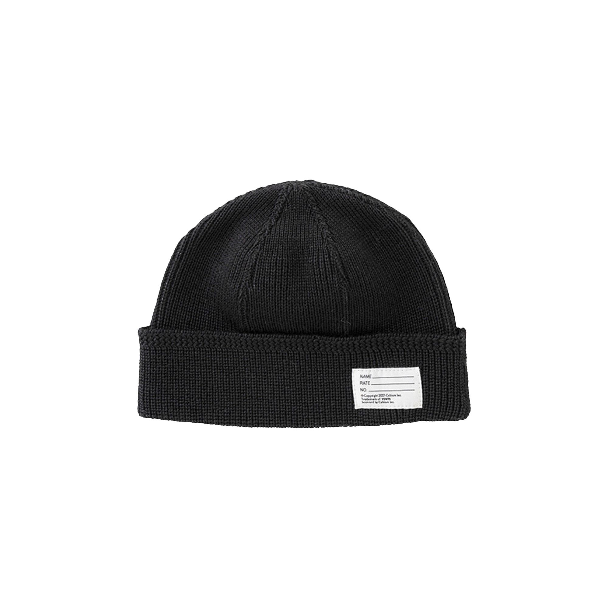 Buy Visvim Watch Cap 'Black' - 122203003005 BLAC | GOAT