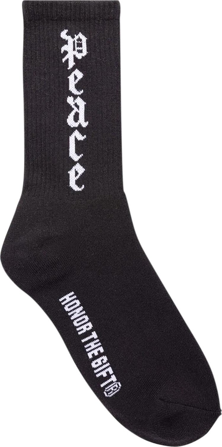 Honor The Gift Peace Socks 'Black'