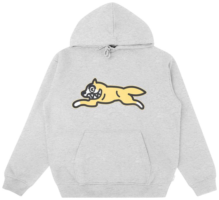 Icecream Overlap Hoodie Light Heather Grey