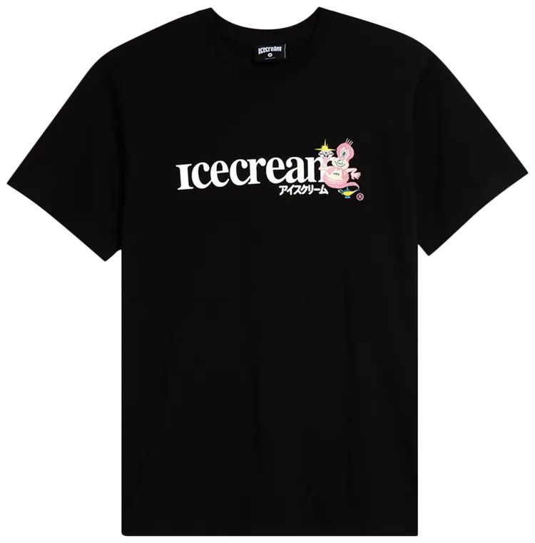 Icecream Genie Short Sleeve Tee Black