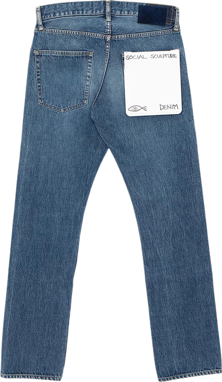 Visvim Social Sculpture Slim Damaged Denim Indigo