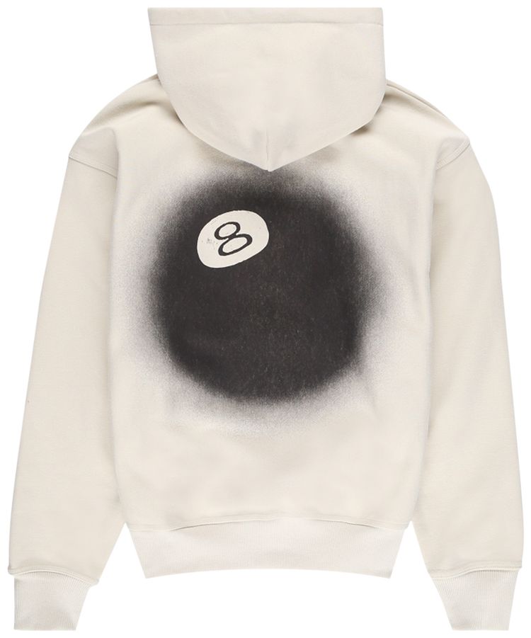 Stussy 8 Ball Fade Hood Putty