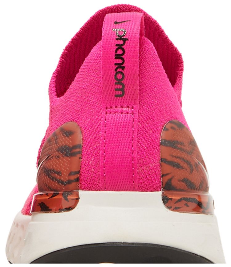 Nike Wmns React Phantom Run Flyknit 2 Pink Prime Zebra