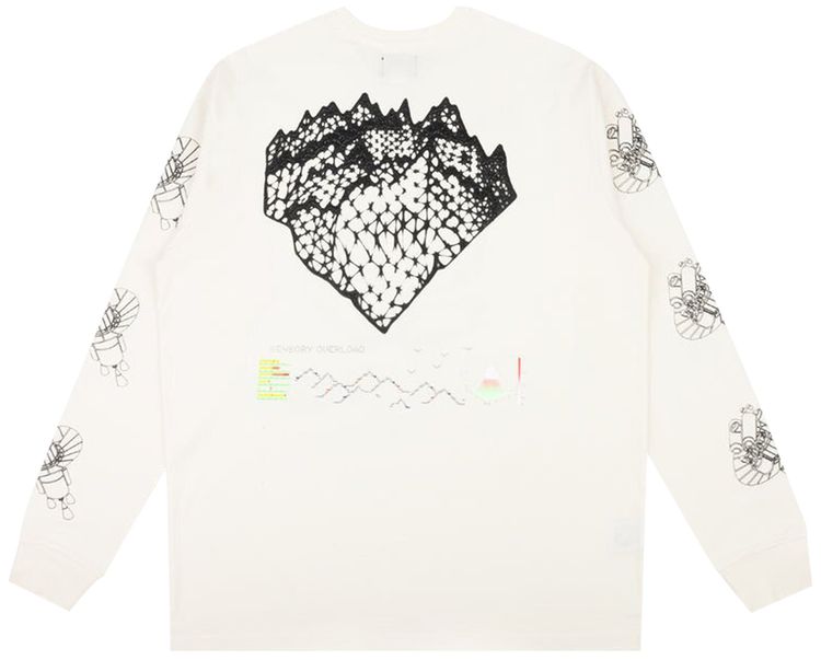 Billionaire Boys Club Systematic Long Sleeve Tee Gardenia