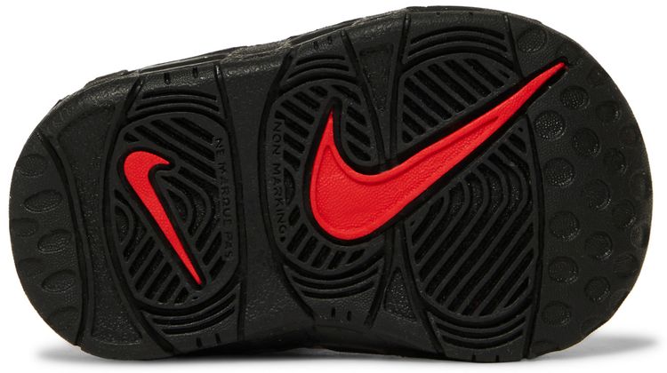 Nike Air More Uptempo TD Medium Ash Siren Red White