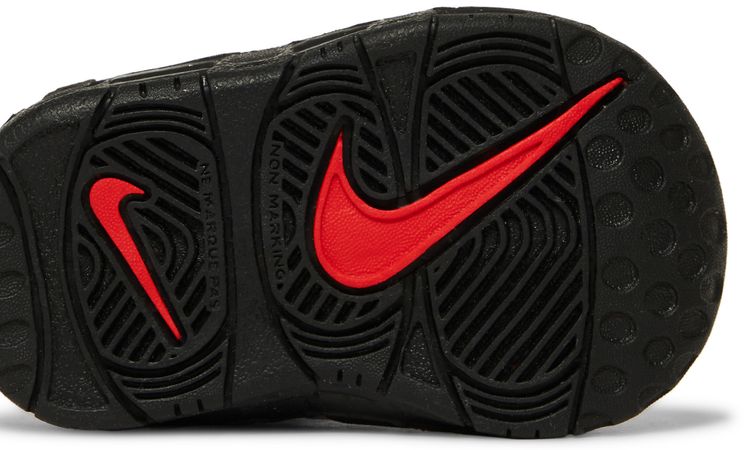 Nike Air More Uptempo TD Medium Ash Siren Red White