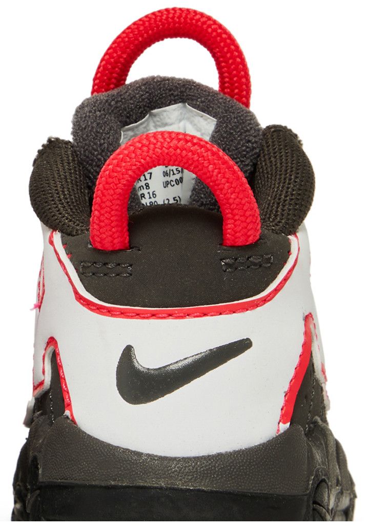 Nike Air More Uptempo TD Medium Ash Siren Red White