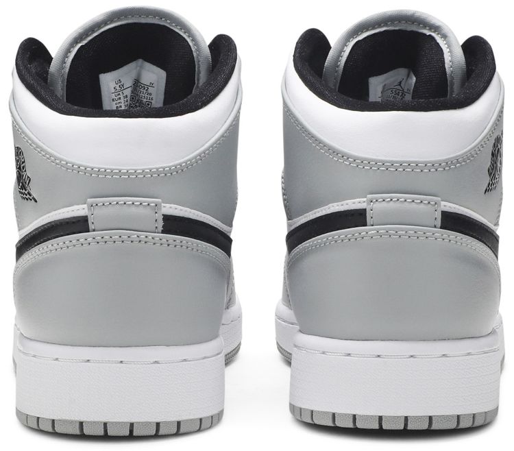 Air Jordan 1 Mid GS Light Smoke Grey