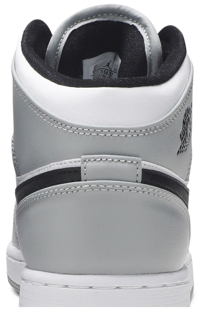 Air Jordan 1 Mid GS Light Smoke Grey