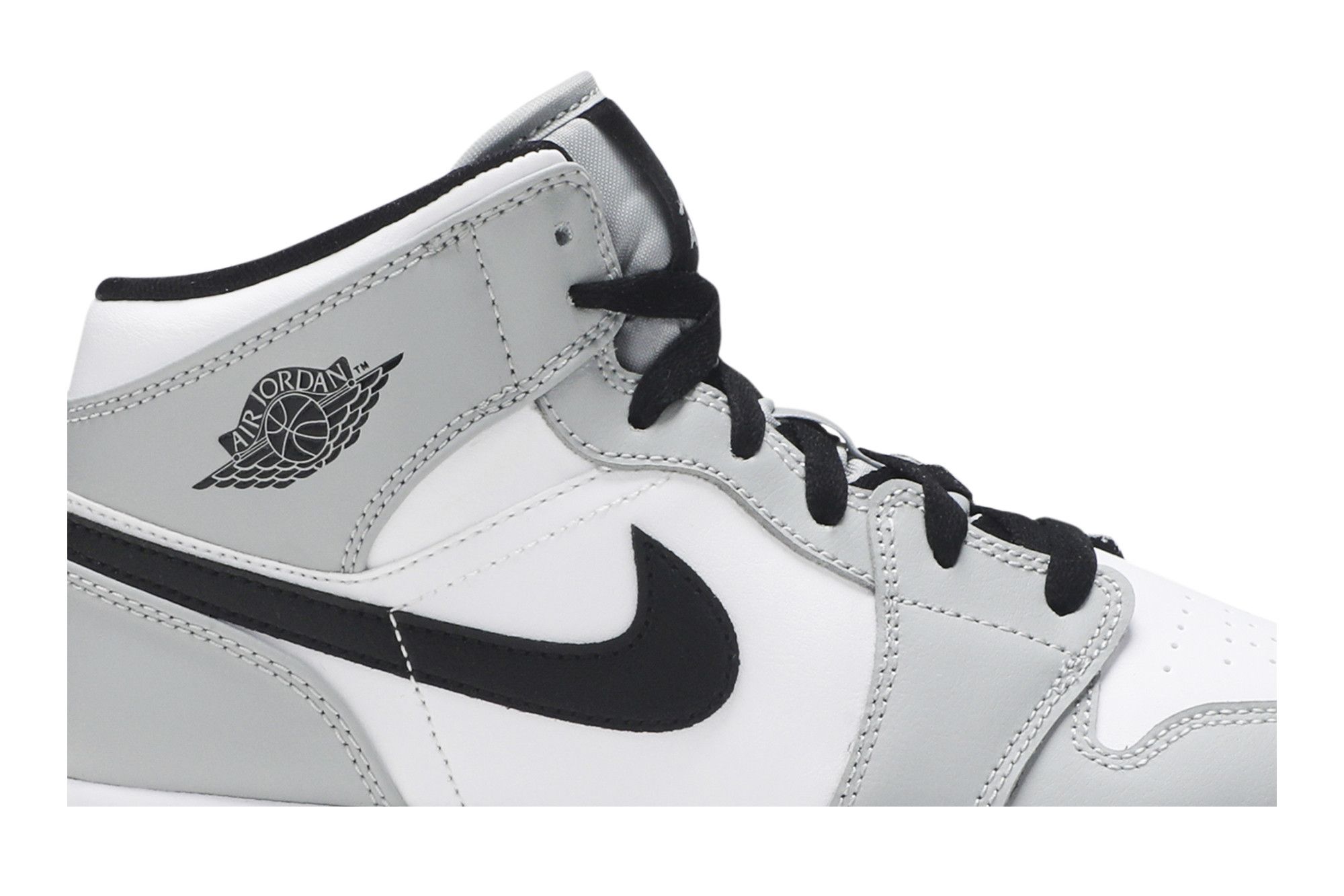 Buy Air Jordan 1 Mid GS 'Light Smoke Grey' - 554725 092 | GOAT