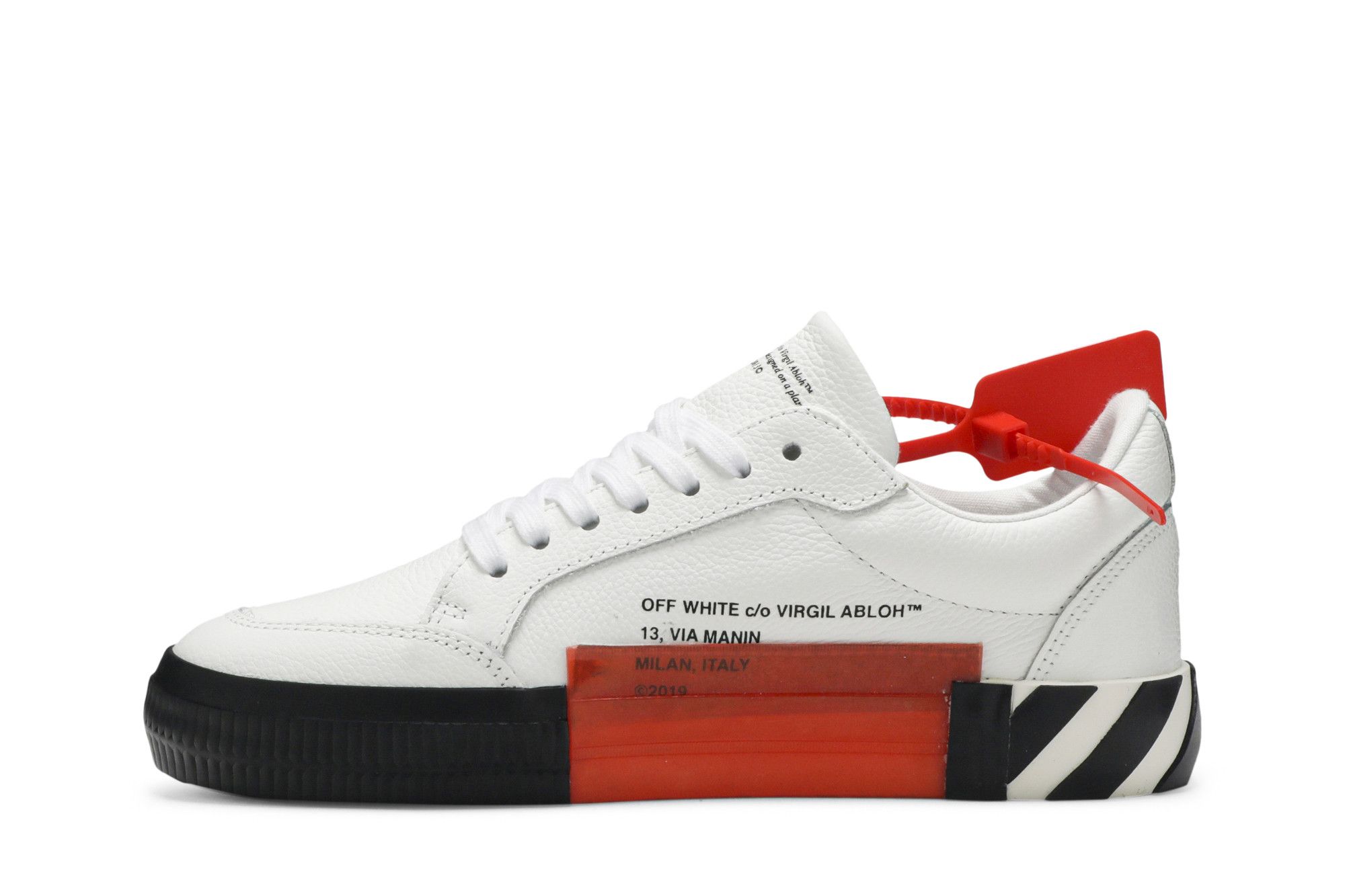Buy Off-White Vulc Sneaker 'White Black' 2020