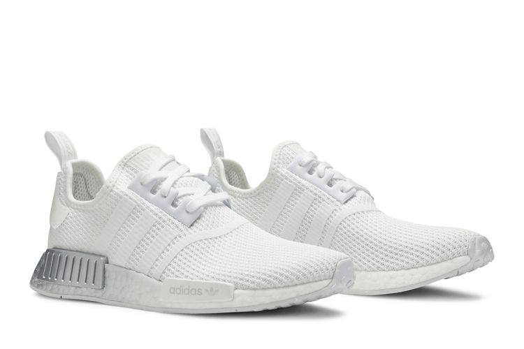 adidas gazelle silver green womens Adidas Men's NMD R1 White Running Shoes (Size 46.5)