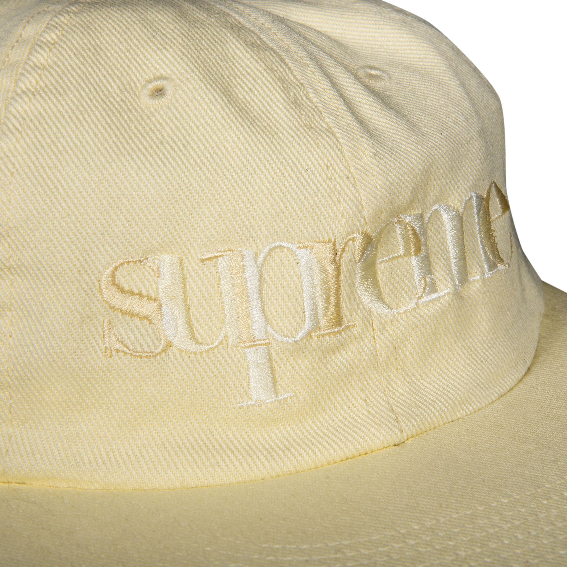 Buy Supreme Overlap 6-Panel 'Yellow' - SS17H17 YELLOW | GOAT