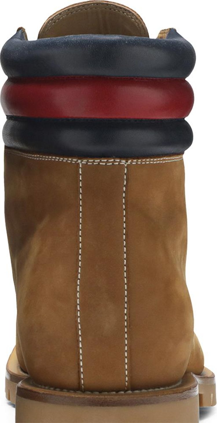 Gucci Lace Up Suede Boot Brown