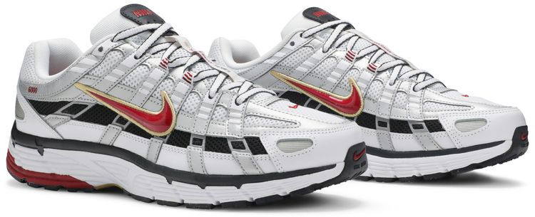 Wmns P 6000 CNPT Metallic Silver Red