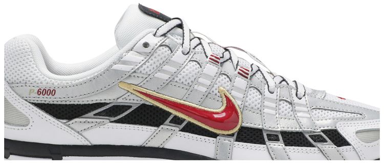 Wmns P 6000 CNPT Metallic Silver Red