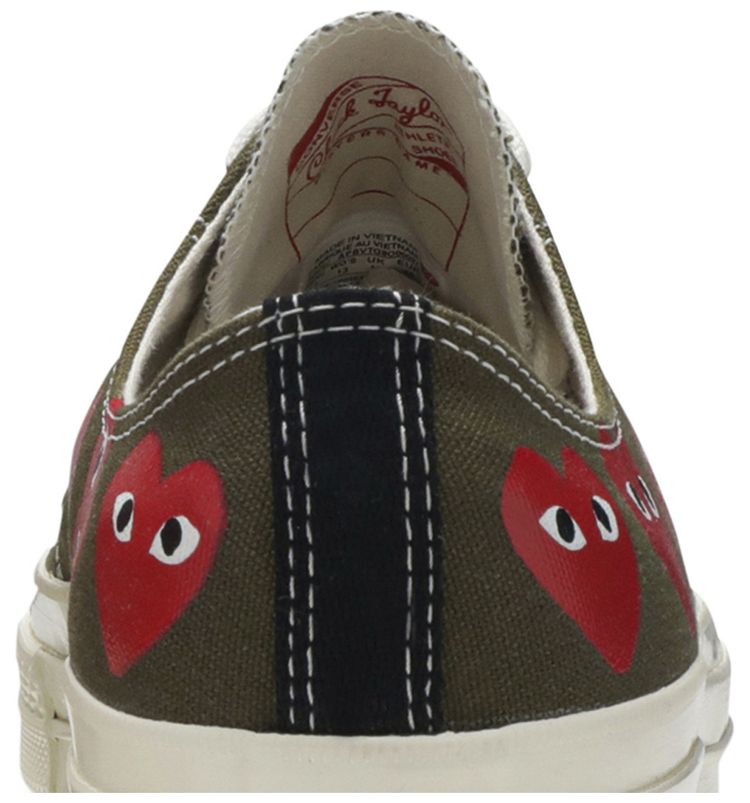 Comme des Garcons Play x Chuck 70 Low Top Multi Heart