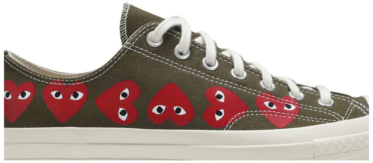 Comme des Garcons Play x Chuck 70 Low Top Multi Heart