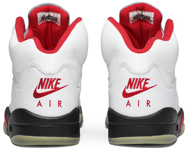 Air Jordan 5 Retro White Fire Red 2000