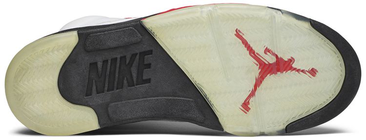 Air Jordan 5 Retro White Fire Red 2000