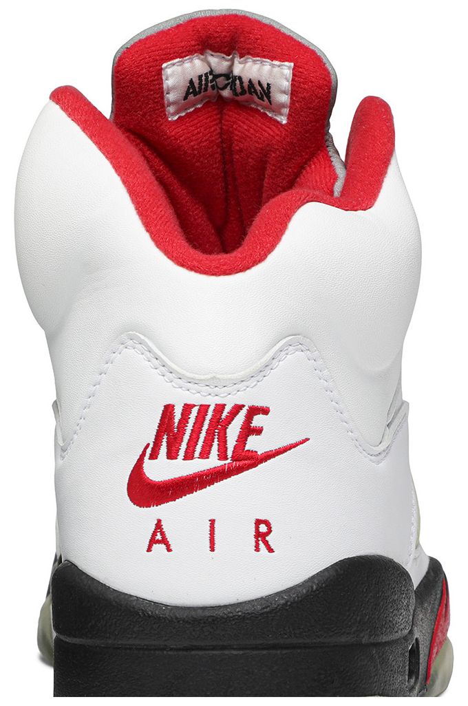 Air Jordan 5 Retro White Fire Red 2000