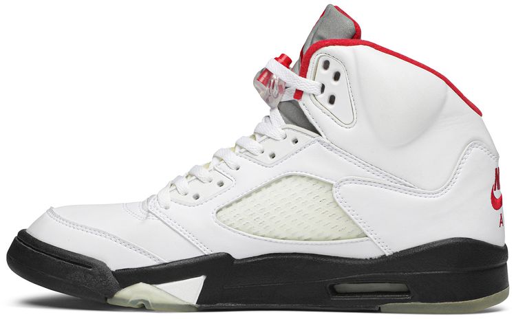 Air Jordan 5 Retro White Fire Red 2000
