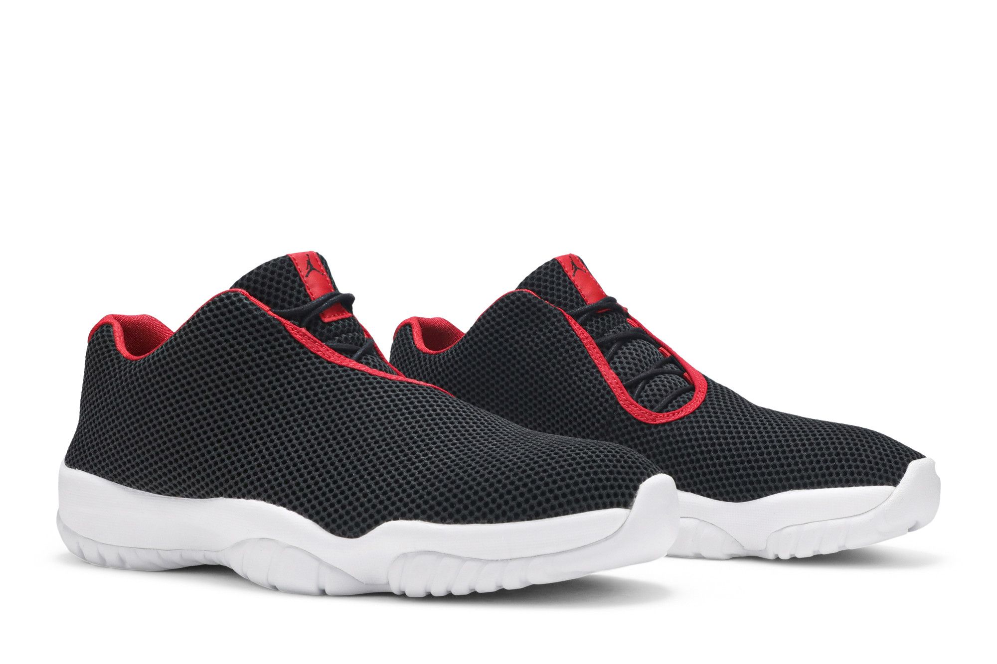 Size 10.5 Jordan Future Low Black Red