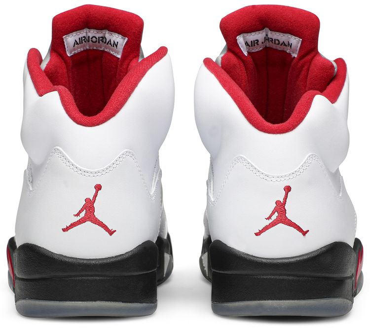 Air Jordan 5 Retro White Fire Red 2013