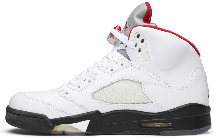 Air Jordan 5 Retro White Fire Red 2013