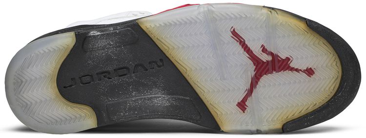 Air Jordan 5 Retro White Fire Red 2013