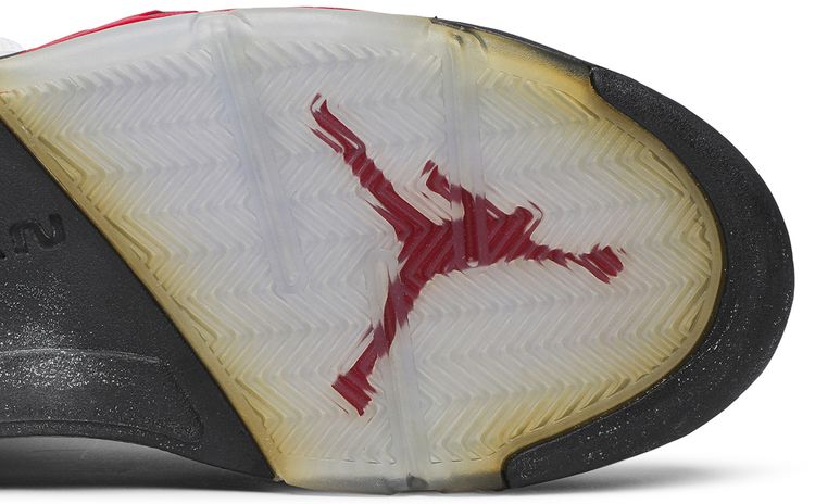 Air Jordan 5 Retro White Fire Red 2013