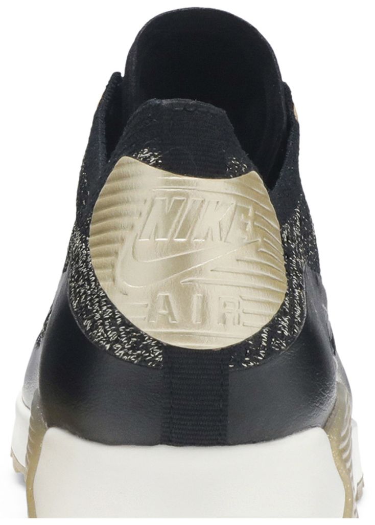 Nike Wmns Air Max 90 Ultra Flyknit Metallic Gold