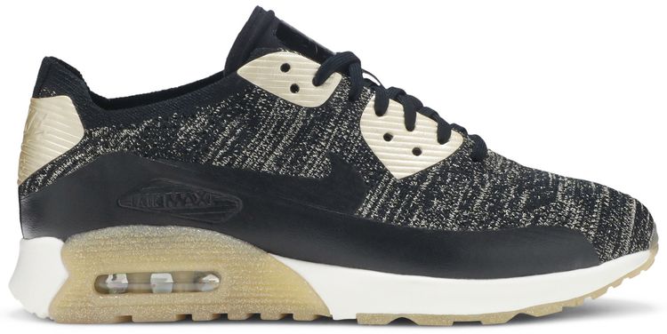 Nike Wmns Air Max 90 Ultra Flyknit Metallic Gold