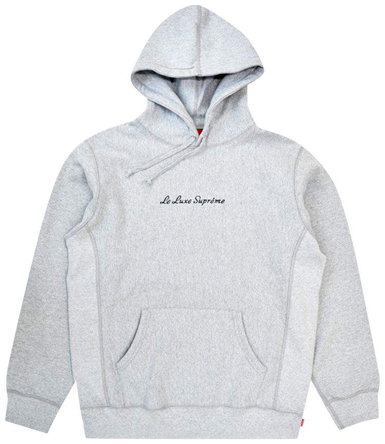 Supreme Le Luxe Hooded Sweatshirt Grey