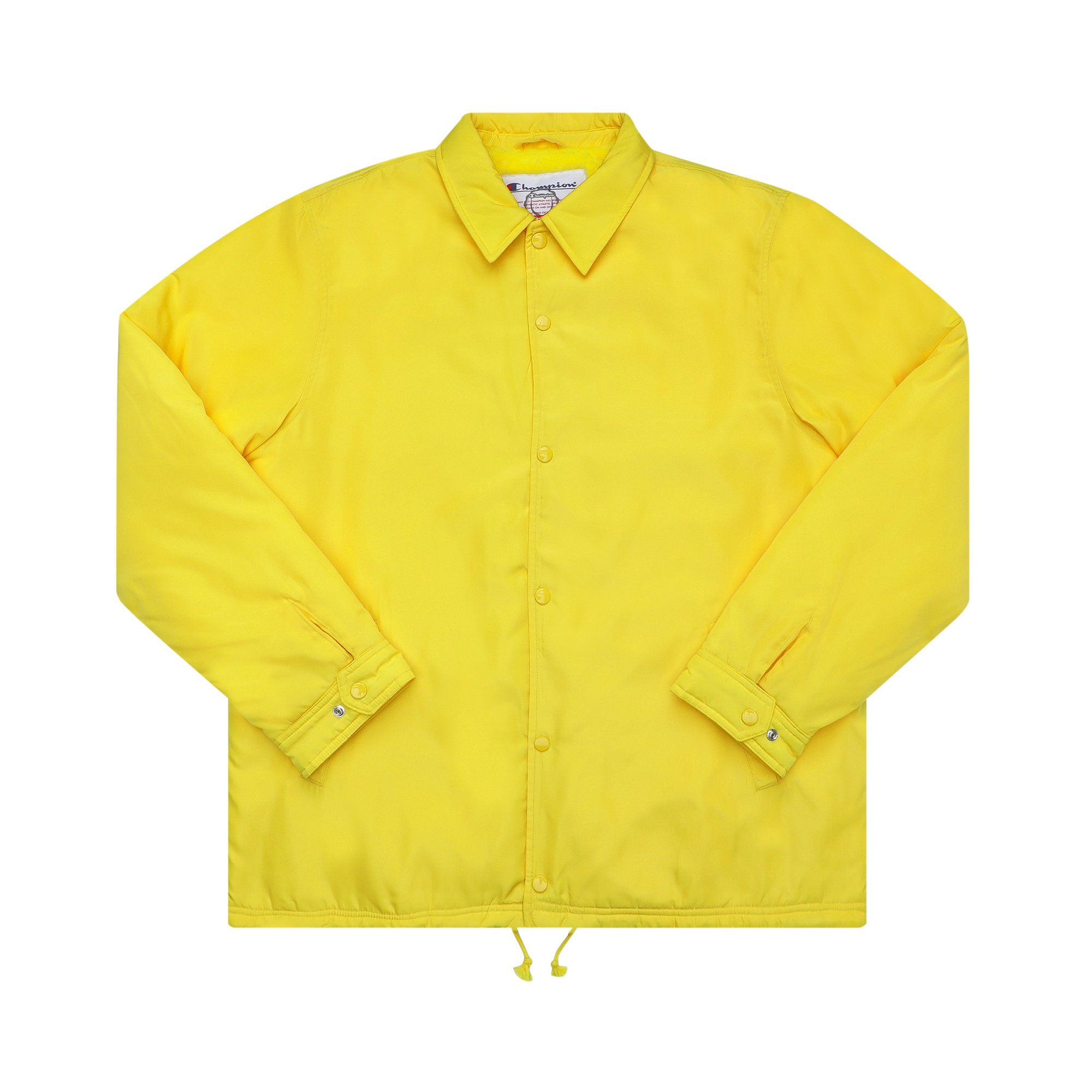 Buy Supreme x Champion Label Coaches Jacket 'Yellow' - FW18J74