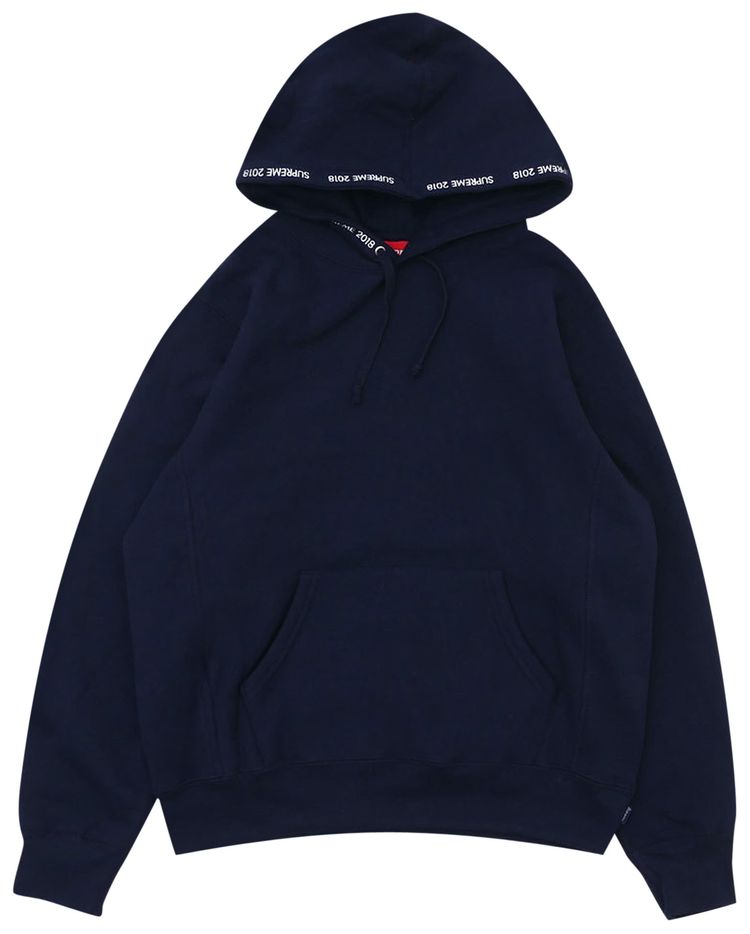 Supreme Channel Hooded Sweatshirt Navy
