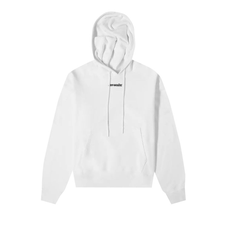 Off White Marker Over Hoodie White