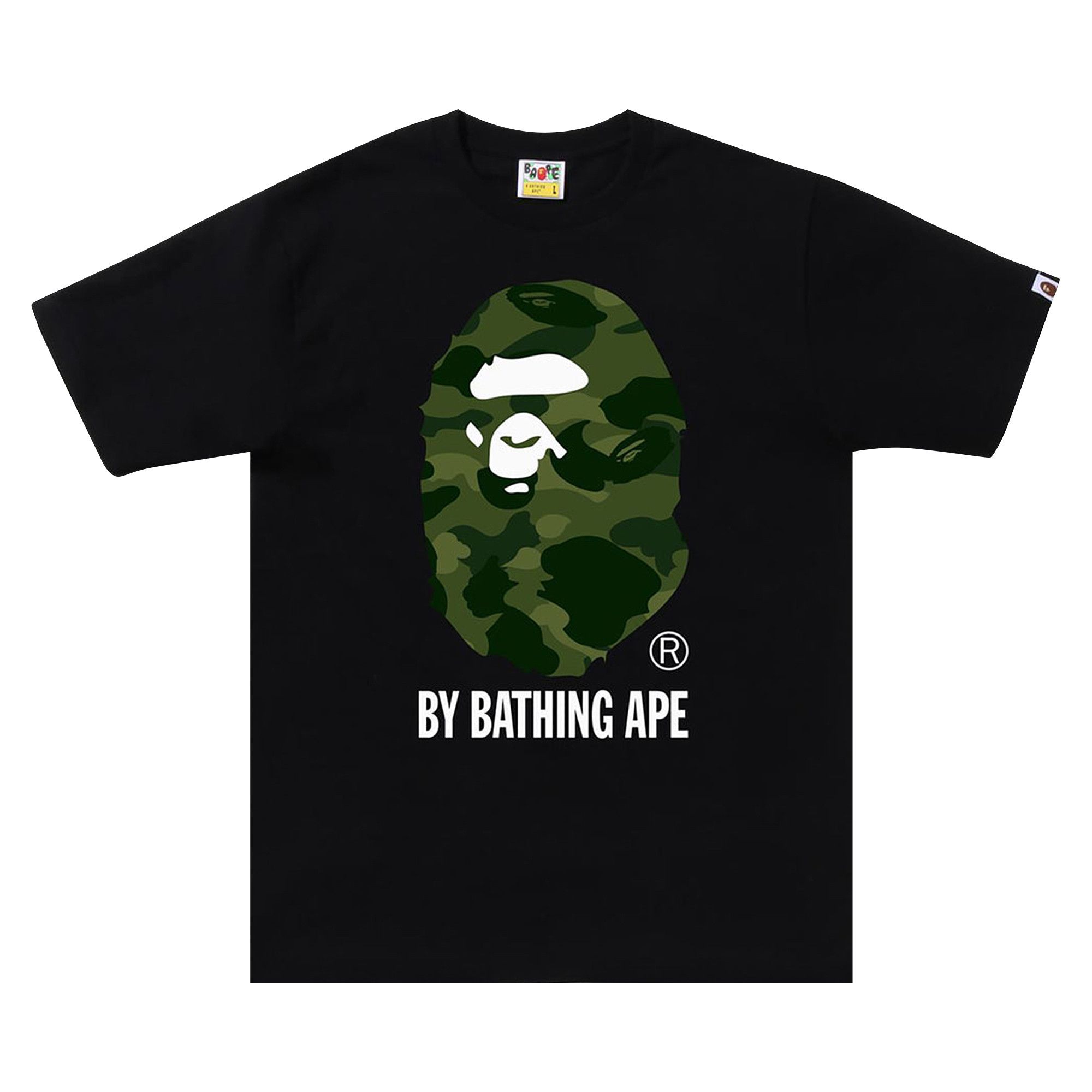 Buy BAPE Color Camo By Bathing Ape Tee 'Black/Green' - 1I80 110