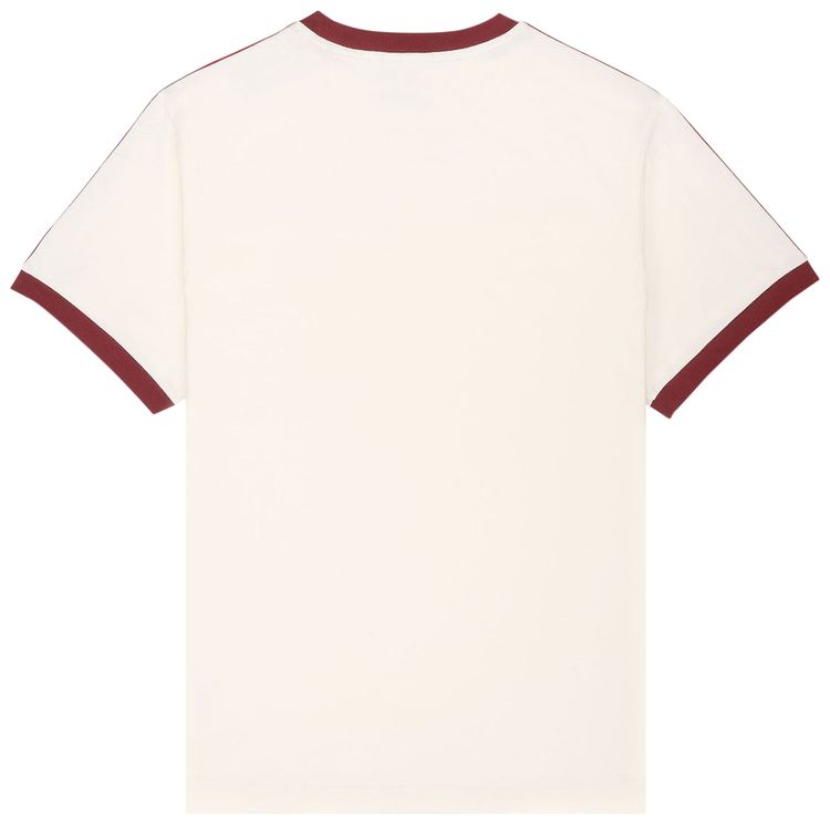 Sporty  Rich x Adidas Ringer Tee CreamMerlot