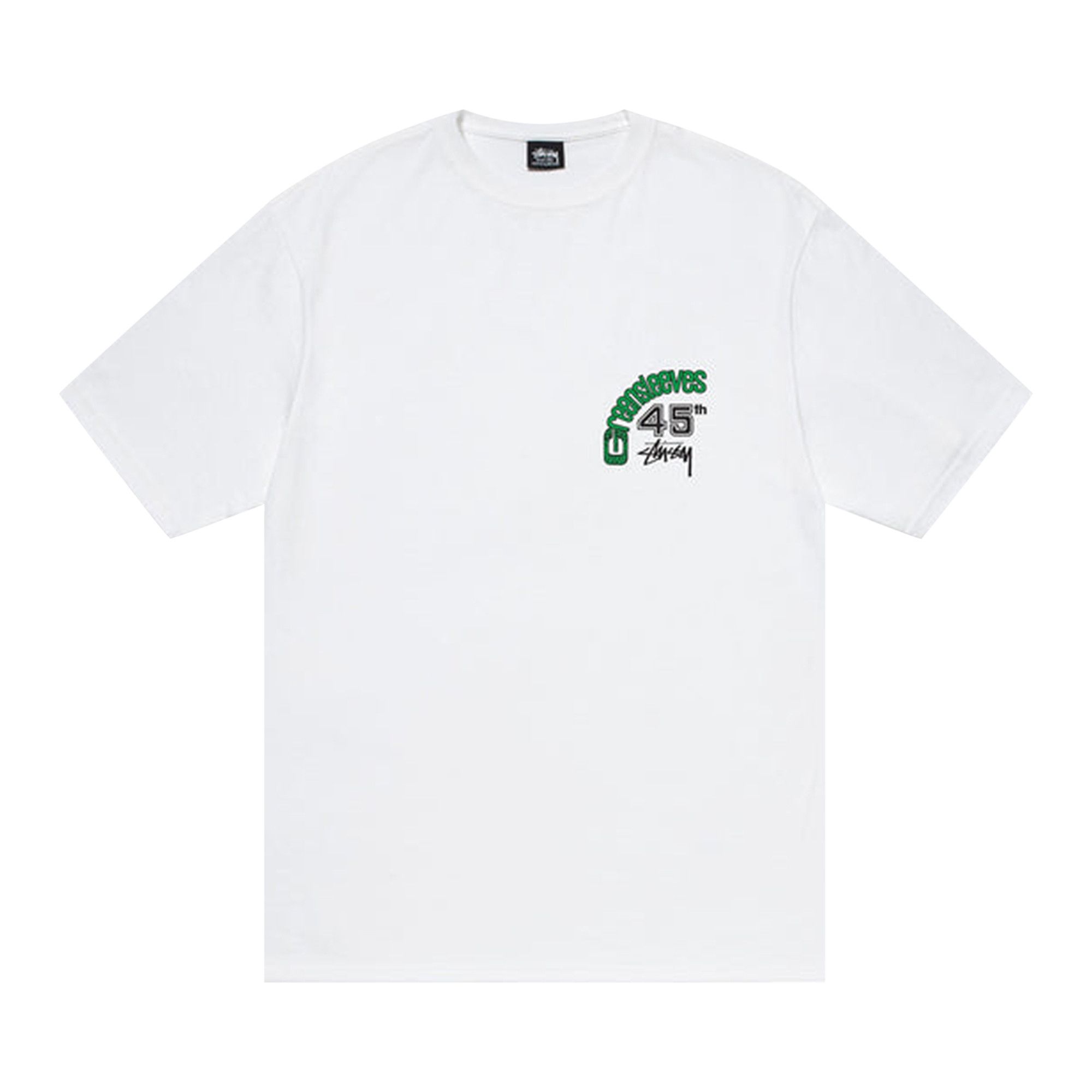 ★人気★【STUSSY】★Stussy Greensleeves 45 T-Shir.t White★ Buy Stussy Greensleeves 45 Tee 'White' - 3903837 WHIT | GOAT