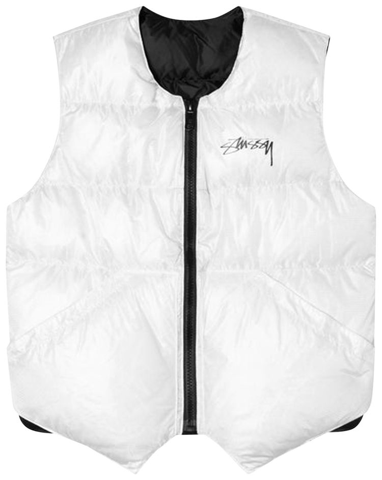 Stussy X Ol X Cdw Reversible Vest White