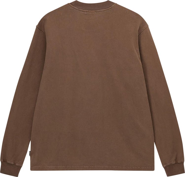 Stussy Pigment Dyed Mock Neck Brown