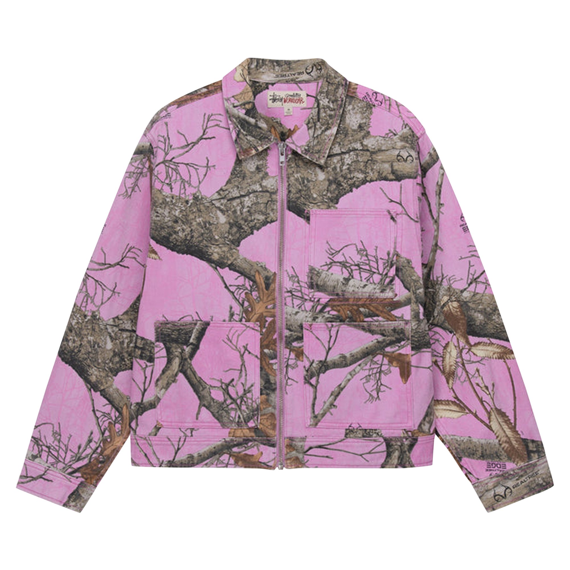 Stussy Realtree Edge Zip Work Jacket 'Pink'